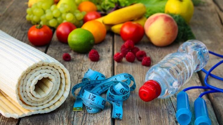 zdravé jídlo a centimetr na hubnutí při správné výživě