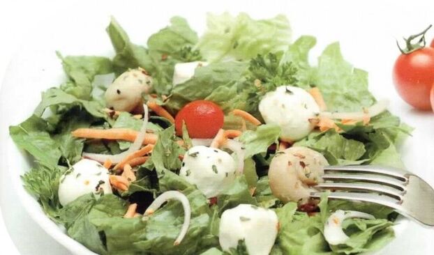 zeleninový salát na gastritidu