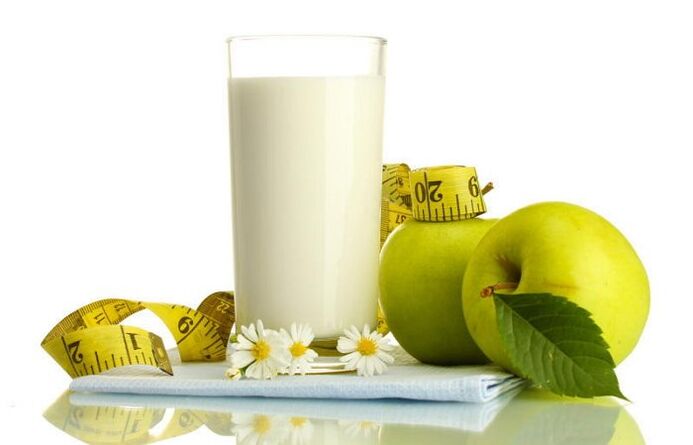 Kefir s jablky
